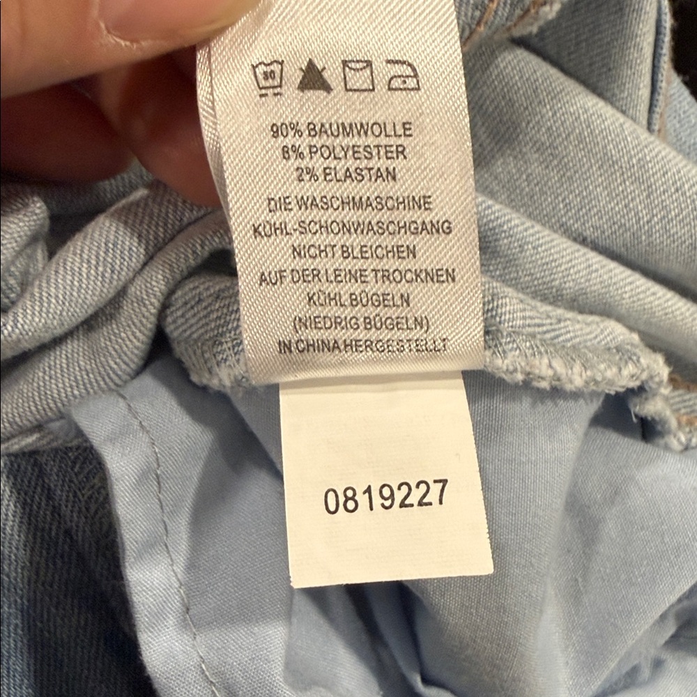 Belle Vere Anthropologie Light Blue Denim Full A-Line Cottagecore Skirt Size L - Picture 8 of 10